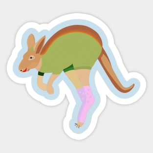 Kangaroo Sticker